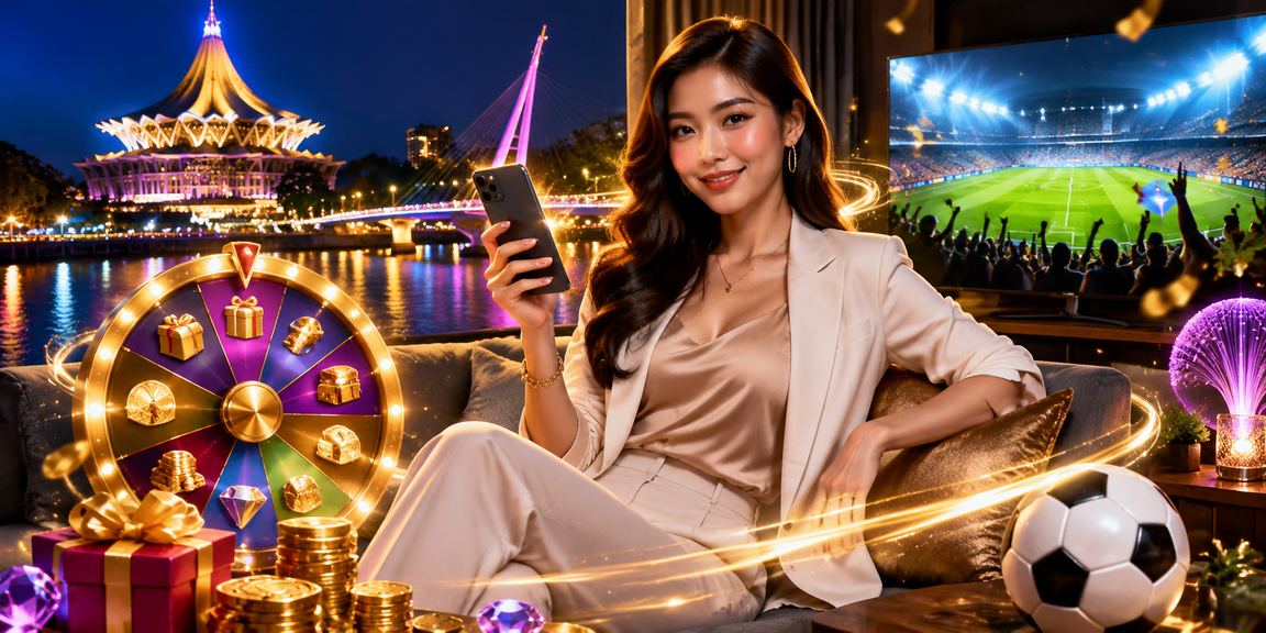 Pemain dari Kuching mengikuti pertaruhan simulasi bola sepak melalui platform 94300