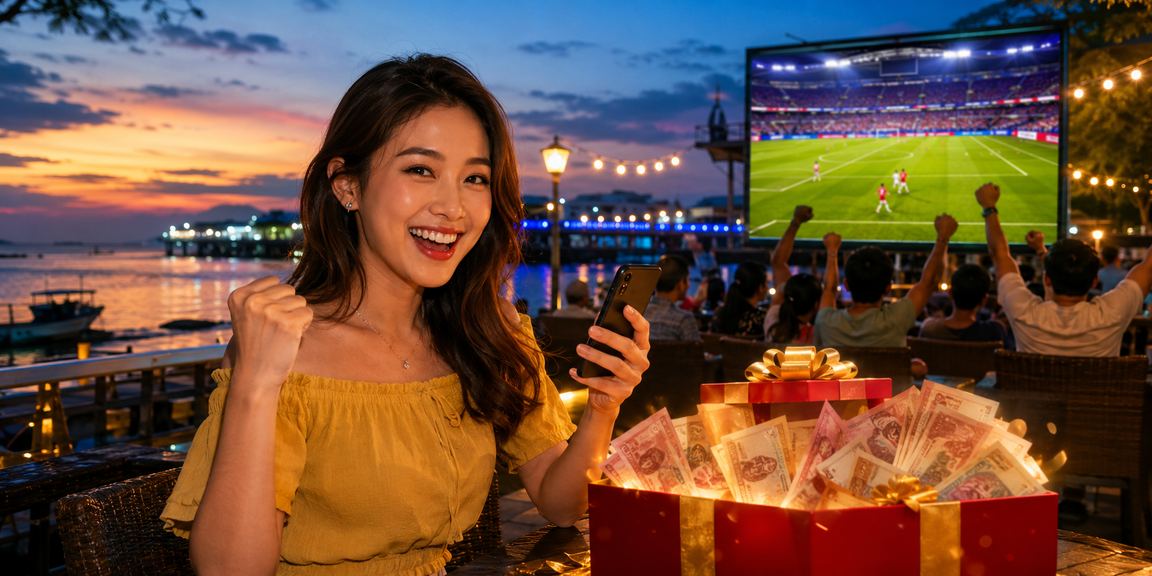 Peminat bola sepak Malaysia menggunakan bonus selamat datang 94300 untuk pertaruhan sukan